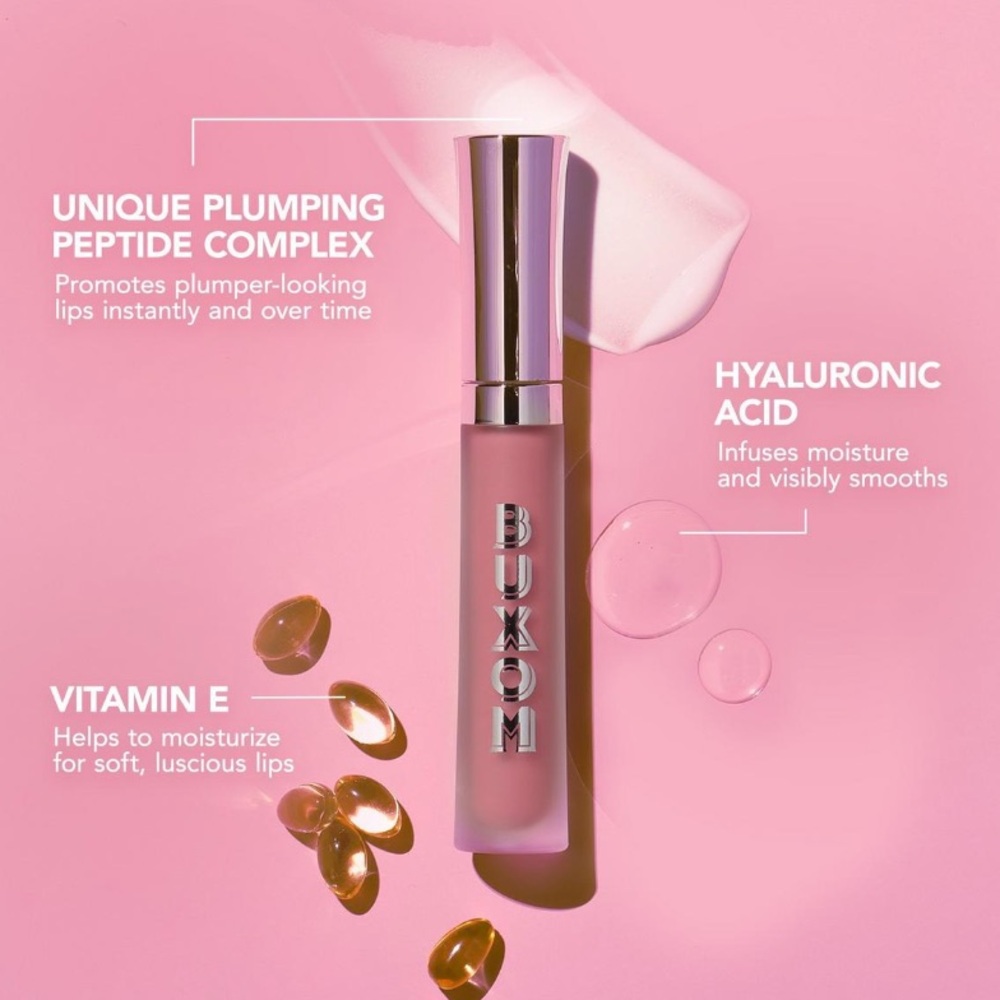NWT buxom Full-On Plumping Lip Cream in Blushing Margarita - Picture 8 of 12